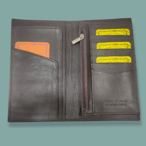 Starco Genuine Leather Travel Passport Cover -4